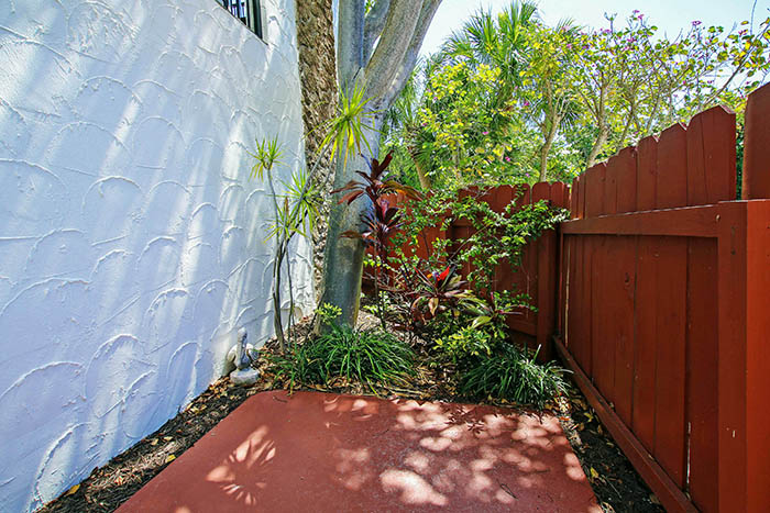 Patio off kitchen